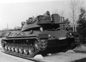 1966 2  der 1. Leopard 1 im Btl