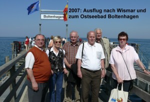 2007 3  Auf der Seebrücke im Boltenhagen
